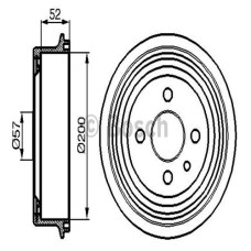 ARKA KAMPANA VECTRA A 89 95 ASTRA F 91 98 1.4-1.6-1.8-2.0 LACETTI 05 13 242x200x