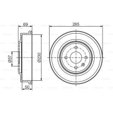 ARKA FREN KAMPANASI OPEL ASTRA G-ASTRA H CORSA C 230x48.5x4 4DL