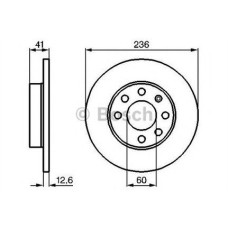 ÖN FREN AYNASI CORSA B-ASTRA F-VECTRA A-ASCONA C-COMBO B 94-01 236x13x4DL DOLU