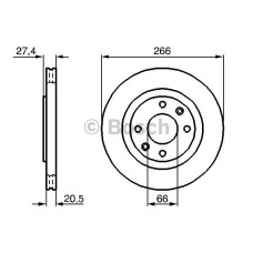 ÖN FREN AYNASI PARTNER-BERLINGO 96> P206 99>P306 94>XSARA 99>XANTIA 93/03 266x20