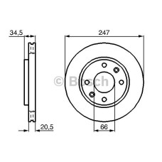 ÖN FREN AYNASI P106 I-II 91-02 206 98 306 93-01 SAXO 96-03 XSARA 97-00 247.5x20.
