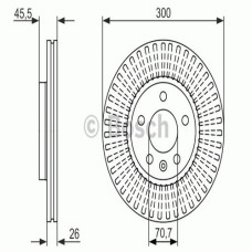 ÖN FREN AYNASI INSIGNIA B 16 INÇ 18 ASTRA J 09 ZAFIRA C 11 CRUZE 09 300x26x5DLxH