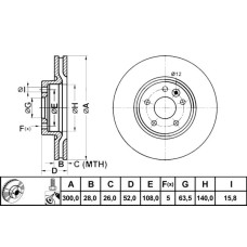 ON FREN DISK AYNASI MONDEO IV S MAX GALAXY 07 11 FREELANDER 2 06-14 EVOQUE 12-18