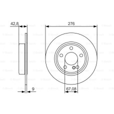 FREN DISKI ARKA MERCEDES W176 W246 C117