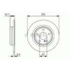 FREN DISKI ARKA MERCEDES W176 W246 C117 X156