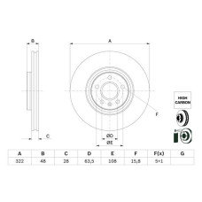 ÖN FREN AYNASI VOLVO S60 III 19 S90 II 19 V60 18 V90 II 16 XC40 18 XC60 II 19 17