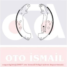 FREN BALATASI ARKA PABUÇ FIAT DOBLO 01> ALBEA 03>