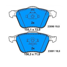 ON FREN BALATASI VOLVO S60 00 S70 97 00 S80 98 V70 97 07 V70 01 07 XC70 00 XC90