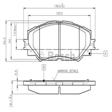 ÖN BALATA COROLLA 1.6 09 1.8 07 -AURIS 1.4 1.6 VTI 07 1.8 VVTI-RAV4 III 06 0986T