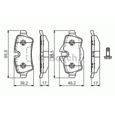 FREN BALATASI ARKA MINI R55 R56 R57 R58 R59