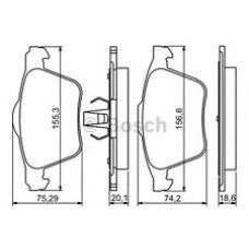 ON FREN BALATASI GALAXY S MAX 06 15 VOLVO S60 II 10 15 S80 II V60 V70 III 10 XC7