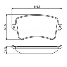 ARKA BALATA A4-A5-Q5 09 GDB1765 0986TB3123