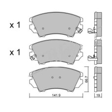 ÖN BALATA OPEL ASTRA J 12 14 INSIGNIA 08 11 ZAFIRA 11 SAAB 9.5 10 17 JANT GDB178