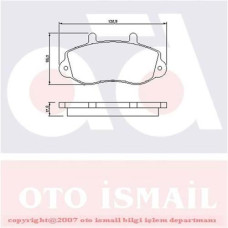 0986TB2333 ÖN FREN BALATASI OPEL MOVANO 1.9 DTI 2.5 2.8 98 RENAULT MASTER II 98