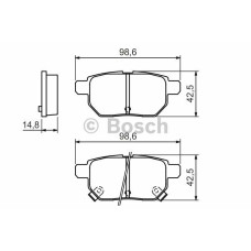 ARKA BALATA AURIS-COROLLA 1.4-1.6 VVTI 07-10 1.4D-4D-1.6 13 0986TB3071