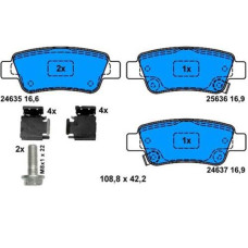ARKA FREN BALATA HONDA CR-V 2.2L N22A CTDi dizel RE6 06- / CR-V 2.0L R20 benzinl