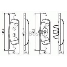 ÖN FREN BALATA RENAULT CLIO IV 12 DACIA LOGAN II 12 SANDERO II 12