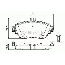 FREN BALATASI ON MERCEDES W176 W246 C117 X117 X156