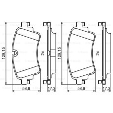 ARKA BALATA AUDI A4-A5-A7-Q5-Q7 2014 129.3x59x17.5