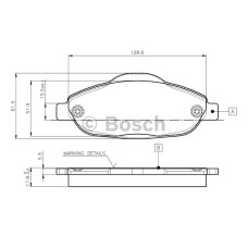 ÖN BALATA P308 1.4 1.6 HDİ 2.0 HDİ 07 P308 SW 07 P308 CC 1.6 HDİ 09 P3008 13 1.6