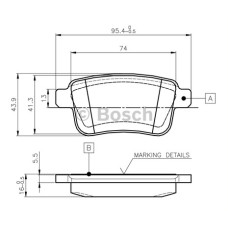 FREN BALATASI ARKA MERCEDES CITAN W415 12 . RENAULT KANGOO II 09