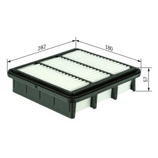 HAVA FILTRESI TRANSIT V184 00 06 TRANSIT V347 V348 2.4TDCI 06 14 TRANSIT V363 14