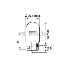 AMPUL PURE LİGHT 12V 93 SİNYAL DİPSİZ - SARI - TEK FLAMA 21W W3x16d