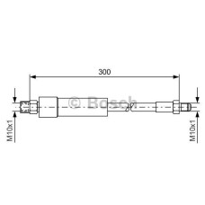 FREN HORTUMU ARKA 300mm BMW E60 E61 E64 E65 E66 E67 03 09 E30 82 91