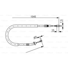 FREN HALATI ARKA MERCEDES SPRINTER B901 B904 96 06 1545mm/1360mm