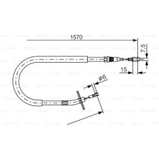 FREN HALATI ARKA SAG MERCEDES SPRINTER B904 96 06 1565mm/1390mm