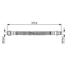 FREN HORTUMU ARKA MERCEDES S-CLASS W221 W222 C216 C217 A217