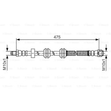 FREN HORTUMU ARKA MERCEDES W166 X166 C292