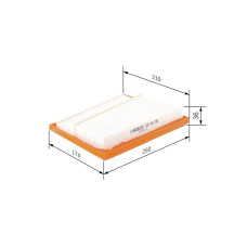 HAVA FILTRESI SOL MERCEDES OM642 X164 W204 W211 W221 W251