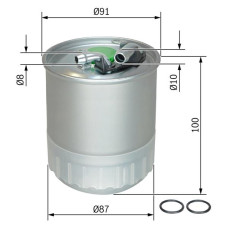 YAKIT FILTRESI MERCEDES OM642 W204 C219 W164 W463 W639 B906