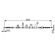 EL FREN TELLERİ ARKA SOL L200 III 2.5DiD-4x4