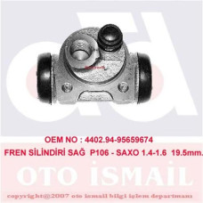 FREN SİLİNDİRİ SAĞ P1061.3-1.4-1.5D-1.6 96 SAXO 1.1-1.4-1.6-1.5D 96-03 19mm