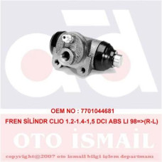 FREN SİLİNDİRİ LOGAN 1.4-1.6 16V-1.5DCI 04 CLIO II 1.2-1.4-1.6 16V-1.5DCI 98 17.