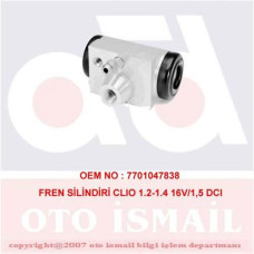 FREN SİLİNDİRİ LOGAN 1.5 2010 SANDERO 1.5DCI 1.6 MPI 10 CLIO II 1.2-1.2 16V 98-0