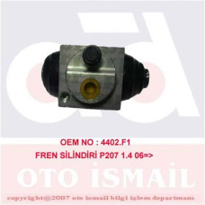 FREN SİLİNDİRİ P207 1.4-1.4 16V-1.4HDI 06 ABS Lİ 20.64mm
