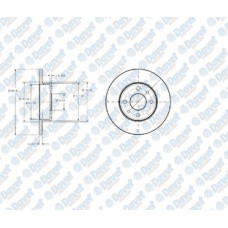 fren diski on 4d-240mm uno 70 1985-