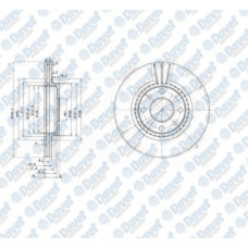 fren diski on 4d 259mm clio i-ii kango megane i 96-