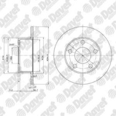 fren diski arka 5d 245mm a4 a6 passat 90-