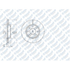 fren diski on 4d 240mm dolu corsa c 00-09