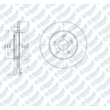 fren diski arka 5d 280mm mondeo iii 00-07