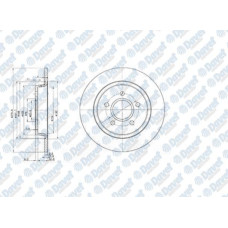 fren diski arka 5d 280mm focus c max 03-