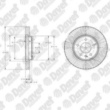 fren diski on 5d 295mm captiva 06- antara 06-