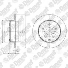 FREN DISKI ARKA RAV4 06-> 281MM