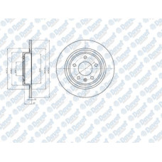 fren diski arka astra j 1-3cdti 1-4 1-6 1-7 zafira tourer c 1-41-61-82-0 cdti