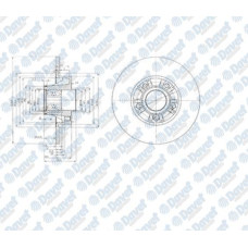 fren diski arka 5d 280mm rulmanli vivaro trafic 01-