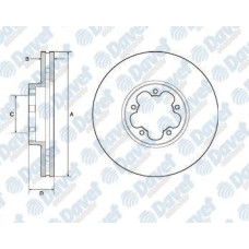 fren diski on tekli paket transit tourneo custom v363 22tdci 14- cap 308x33 a